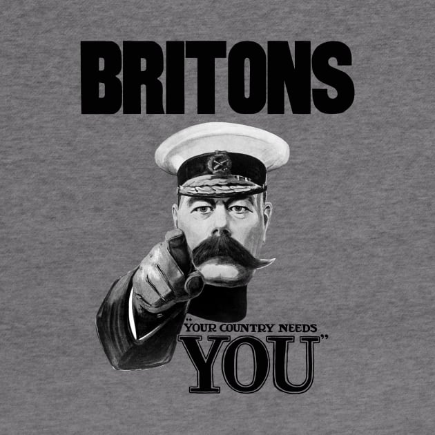 Britons Your Country Needs You - Lord Kitchener by warishellstore